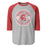 Cypress Lakes High School Spartans Unisex 3/4 sleeve Raglan T-shirt 203