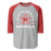 MacArthur High School Generals Unisex 3/4 sleeve Raglan T-shirt 208