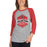 Woman wearing MacArthur High School Generals Unisex 3/4 sleeve Raglan T-shirt 209