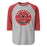 MacArthur High School Generals Unisex 3/4 sleeve Raglan T-shirt 215