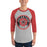 Man wearing MacArthur High School Generals Unisex 3/4 sleeve Raglan T-shirt 220