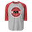 Martin High School Warriors Unisex 3/4 sleeve Raglan T-shirt 203