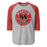 Martin High School Warriors Unisex 3/4 sleeve Raglan T-shirt 215