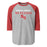 North Shore High School Mustangs Unisex 3/4 sleeve Raglan T-shirt 222