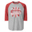 Odessa High School Bronchos Unisex 3/4 Sleeve Raglan T-shirt 210