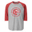 Odessa High School Bronchos Unisex 3/4 Sleeve Raglan T-shirt 214