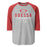 Odessa High School Bronchos Unisex 3/4 Sleeve Raglan T-shirt 217