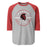 Porter High School Spartans Unisex 3/4 Sleeve Raglan T-shirt 201