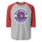 Sam Houston High School Texans Unisex 3/4 sleeve Raglan T-shirt 203