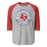 Sam Houston High School Texans Unisex 3/4 sleeve Raglan T-shirt 201