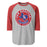 Sam Houston High School Texans Unisex 3/4 sleeve Raglan T-shirt 215