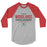 The Woodlands High School Highlanders Unisex 3/4 sleeve Raglan T-shirt 003