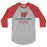 The Woodlands High School Highlanders Unisex 3/4 sleeve Raglan T-shirt 216