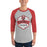 Tomball High School Cougars Unisex 3/4 sleeve Raglan T-shirt 209