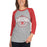 Tomball High School Cougars Unisex 3/4 sleeve Raglan T-shirt 211