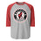 Westfield High School Mustangs Unisex 3/4 sleeve Raglan T-shirt 220