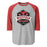 Westfield High School Mustangs Unisex 3/4 sleeve Raglan T-shirt 209