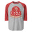 Caney Creek High School Panthers Unisex 3/4 sleeve Raglan T-shirt 219