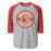 Caney Creek High School Panthers Unisex 3/4 sleeve Raglan T-shirt 203