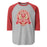 Caney Creek High School Panthers Unisex 3/4 sleeve Raglan T-shirt 212