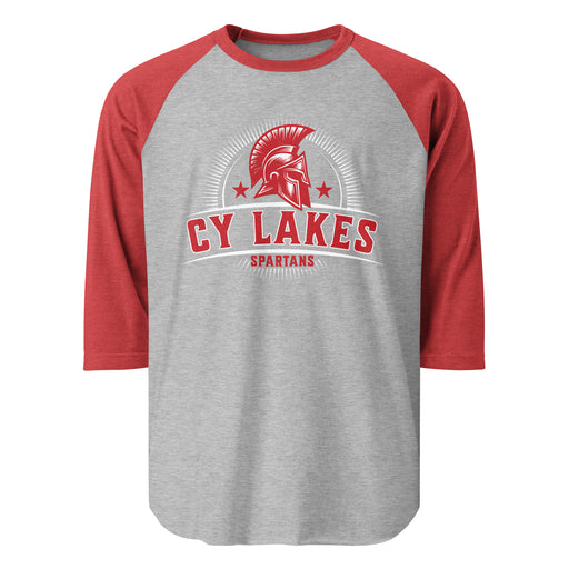 Cypress Lakes High School Spartans Unisex 3/4 sleeve Raglan T-shirt 221