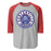 Duncanville High School Panthers Unisex 3/4 sleeve Raglan T-shirt 220