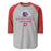 Duncanville High School Panthers Unisex 3/4 sleeve Raglan T-shirt 222