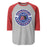 Duncanville High School Panthers Unisex 3/4 sleeve Raglan T-shirt 239