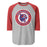 Duncanville High School Panthers Unisex 3/4 sleeve Raglan T-shirt 216