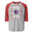 Duncanville High School Panthers Unisex 3/4 sleeve Raglan T-shirt 207