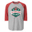 The Woodlands High School Highlanders Unisex 3/4 sleeve Raglan T-shirt 209