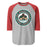 The Woodlands High School Highlanders Unisex 3/4 sleeve Raglan T-shirt 216