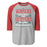 The Woodlands High School Highlanders Unisex 3/4 sleeve Raglan T-shirt 237