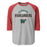 The Woodlands High School Highlanders Unisex 3/4 sleeve Raglan T-shirt 040