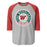 The Woodlands High School Highlanders Unisex 3/4 sleeve Raglan T-shirt 220