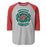 The Woodlands High School Highlanders Unisex 3/4 sleeve Raglan T-shirt 207