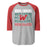 The Woodlands High School Highlanders Unisex 3/4 sleeve Raglan T-shirt 233