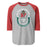 The Woodlands High School Highlanders Unisex 3/4 sleeve Raglan T-shirt 229