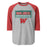 The Woodlands High School Highlanders Unisex 3/4 sleeve Raglan T-shirt 049