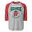 The Woodlands High School Highlanders Unisex 3/4 sleeve Raglan T-shirt 213