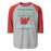 The Woodlands High School Highlanders Unisex 3/4 sleeve Raglan T-shirt 230