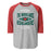 The Woodlands High School Highlanders Unisex 3/4 sleeve Raglan T-shirt 210