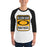 Man wearing a Klein Oak High School Panthers Unisex 3/4 Sleeve Raglan T-shirt 01