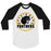 Klein Oak High School Panthers Unisex 3/4 Sleeve Raglan T-shirt 04