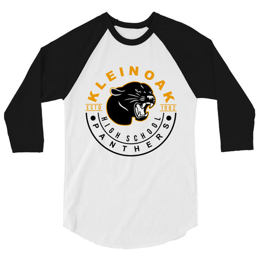 Klein Oak High School Panthers Unisex 3/4 Sleeve Raglan T-shirt 19