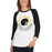 Woman wearing a Klein Oak High School Panthers Unisex 3/4 Sleeve Raglan T-shirt 19