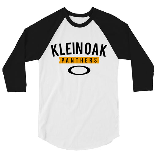 Klein Oak High School Panthers Unisex 3/4 Sleeve Raglan T-shirt 21