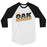 Klein Oak High School Panthers Unisex 3/4 Sleeve Raglan T-shirt 32