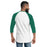 Back view of Spring High School Lions Unisex 3/4 Sleeve Raglan T-shirt 011