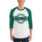 Man wearing Spring High School Lions Unisex 3/4 Sleeve Raglan T-shirt 011